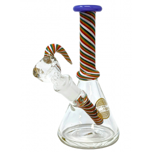 On Point Glass - 6" Color Work MINI Beaker 14F - D03 [ES2187]